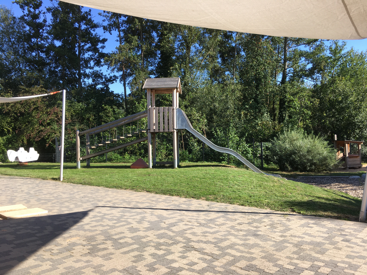 Foto vom Außengelände des Kindergartens