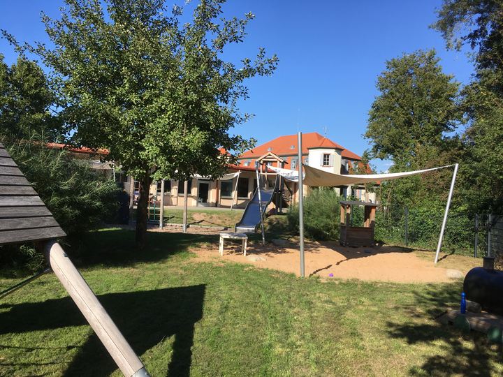 Foto vom Außengelände des Kindergartens