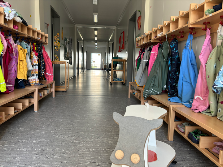 Foto vom Eingangsbereich der Krippe